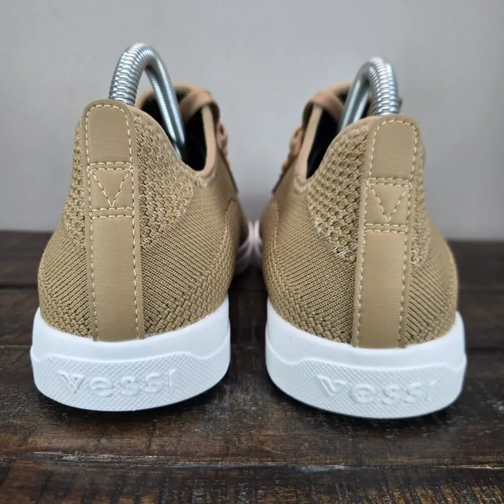 Vessi Weekend 1.5 Sneaker Womens Size 9 Waterproof Shoes Oak Brown White